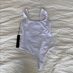NWT White Bodysuit